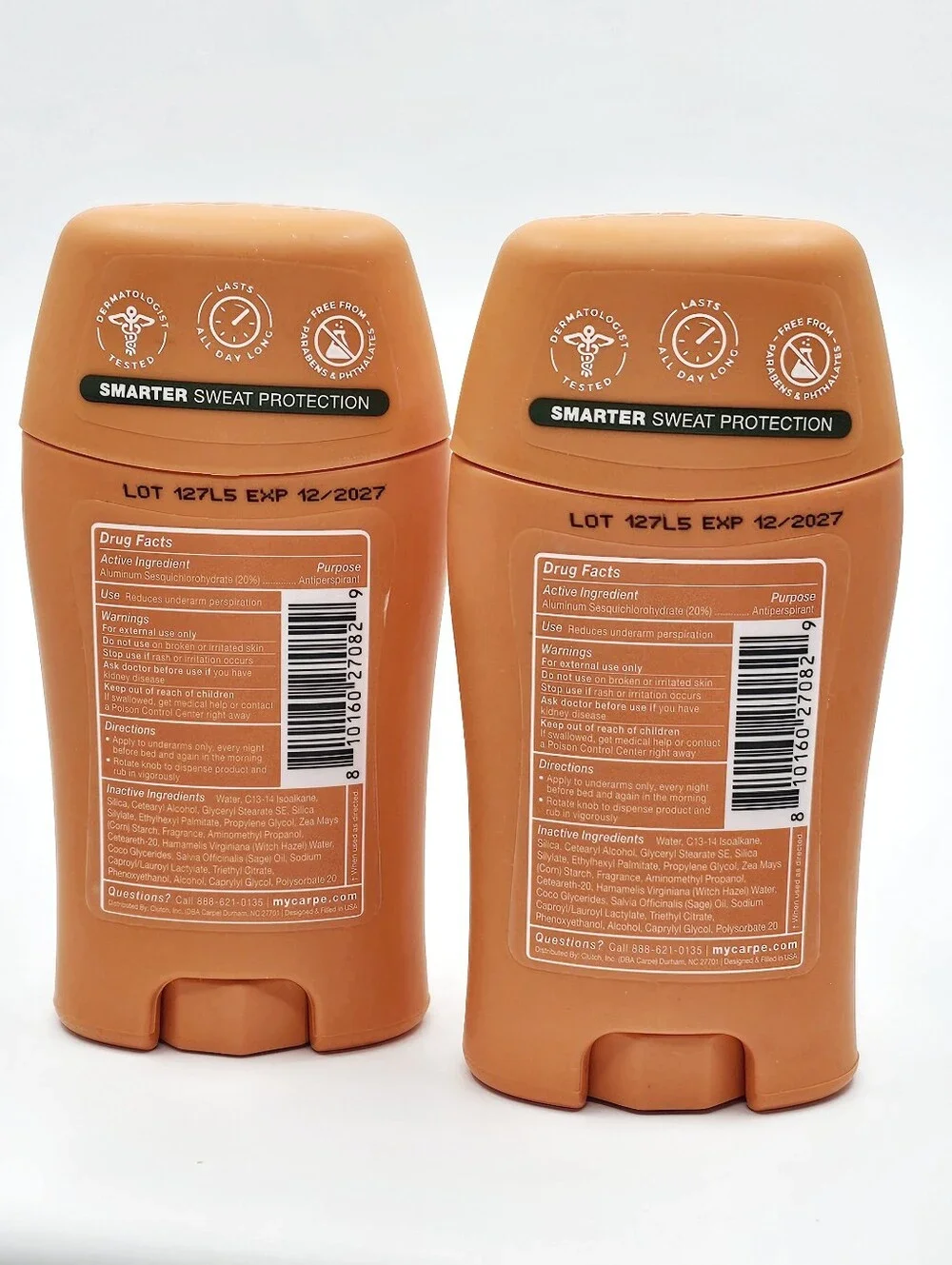 Carpe Birchwood & Lavender Antiperspirant Deodorant - Never Opened (SET OF 2)